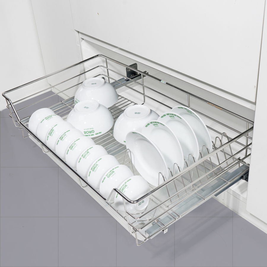 Kệ đựng bán đĩa GROB Inox SUS304 nan tròn